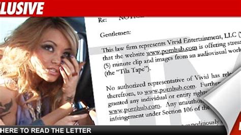 Tila tequila sext tape - Jan 31, 2011 · L.A. porn-maker Vivid announced Monday that it has “acquired” a Tila Tequila all-girl sex tape and will release it on Valentine's Day. The big question here, of course, is do you care? 